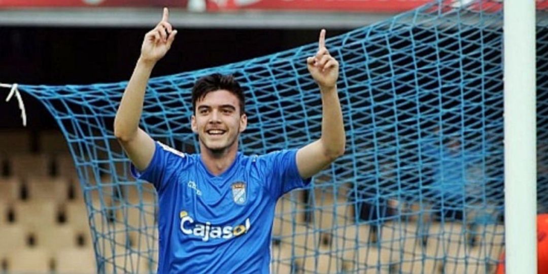 Javi Forján celebrando su último gol con el Xerez CD Javi Forján celebrando su último gol con el Xerez CD