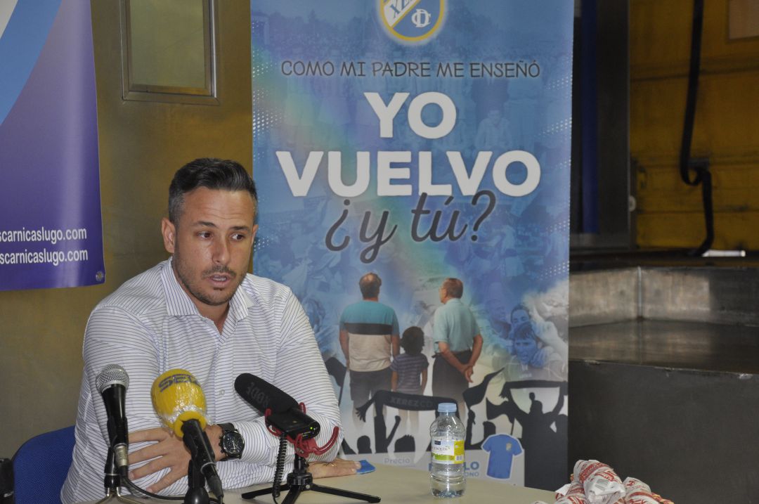Juan Díaz durante una rueda de prensa Juan Díaz durante una rueda de prensa