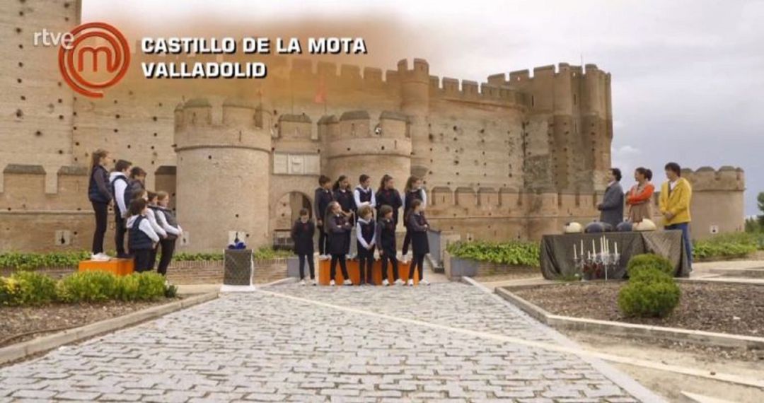 Rótulo sobre la ubicación del Castillo de la Mota que molestó a algunos espectadores Rótulo sobre la ubicación del Castillo de la Mota que molestó a algunos espectadores