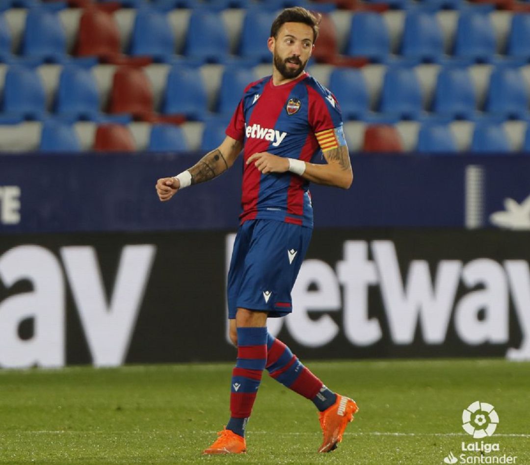 José Luis Morales, capitán del Levante UD José Luis Morales, capitán del Levante UD