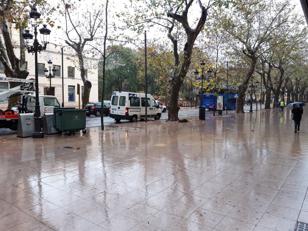 La Albereda esta mañana La Albereda esta mañana