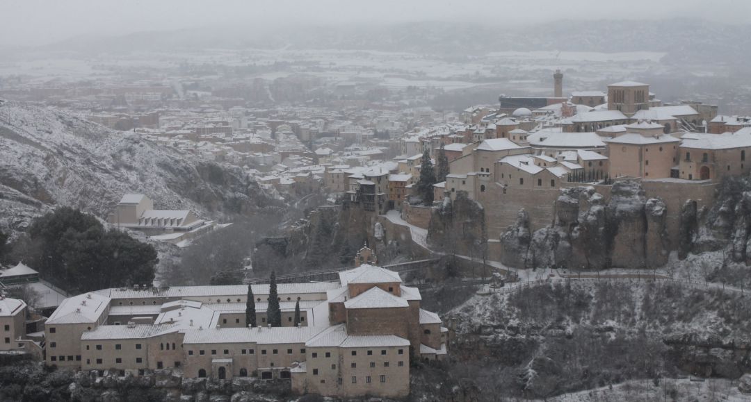 La nieve se ha extendido por toda la provincia de Cuenca este jueves La nieve se ha extendido por toda la provincia de Cuenca este jueves