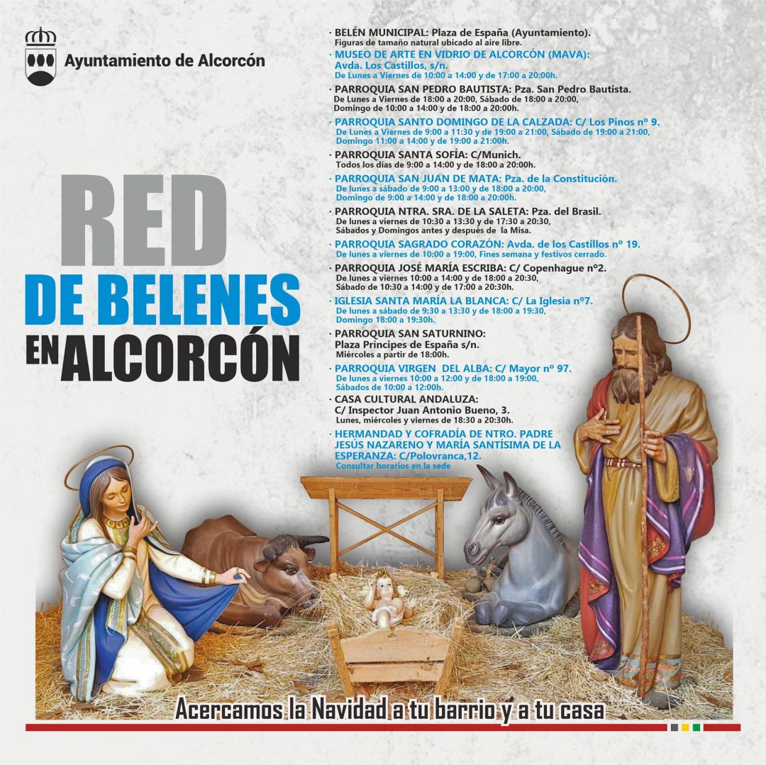Cartel de la red de Belenes de Alcorcón Cartel de la red de Belenes de Alcorcón