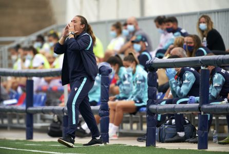 Maria Pry, entrenadora el Levante UD Femenino. Maria Pry, entrenadora el Levante UD Femenino.