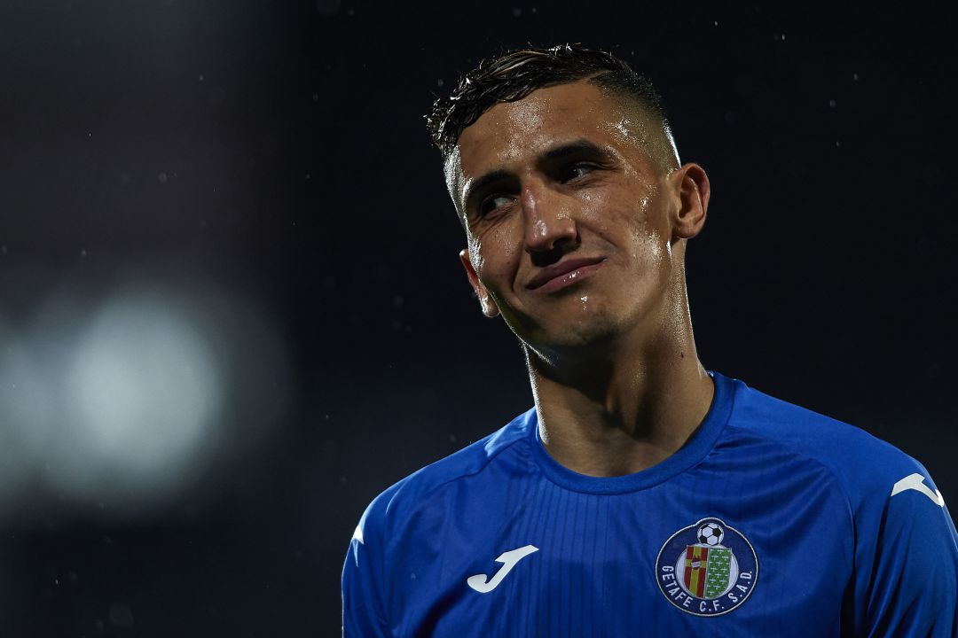 Fayçal Fajr con la camiseta del Getafe CF Fayçal Fajr con la camiseta del Getafe CF