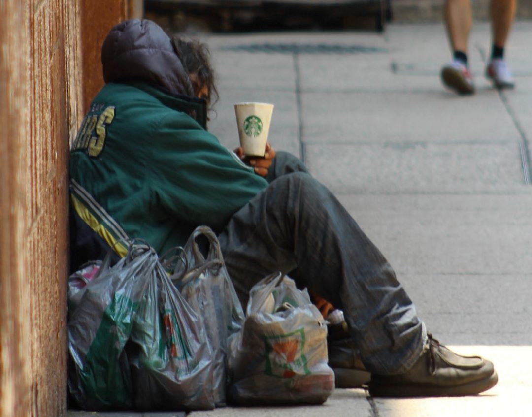Días complicados para las personas sin hogar Días complicados para las personas sin hogar