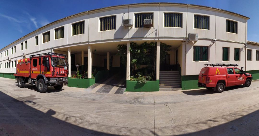 Desinfección de la UME en el Centro Penitenciario de Picassent (Valencia) Desinfección de la UME en el Centro Penitenciario de Picassent (Valencia)