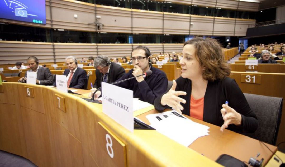 La eurodiputada socialista Iratxe García, en una imagen de archivo La eurodiputada socialista Iratxe García, en una imagen de archivo