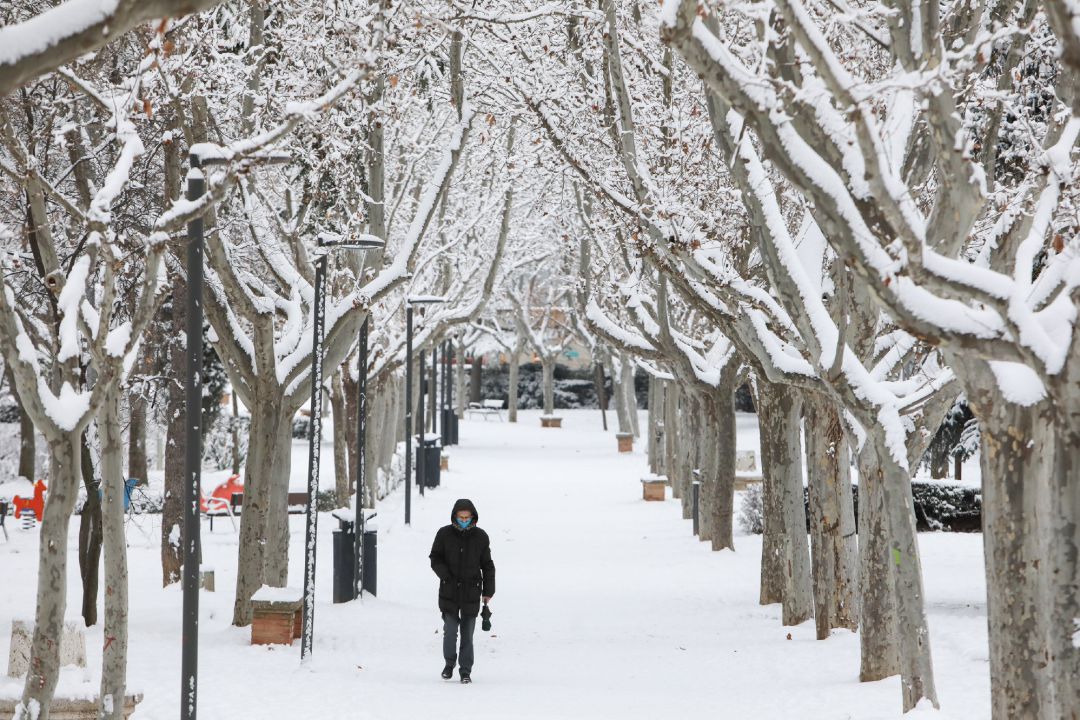 Teruel recibe una gran nevada como resultado de la borrasca Filomena Teruel recibe una gran nevada como resultado de la borrasca Filomena