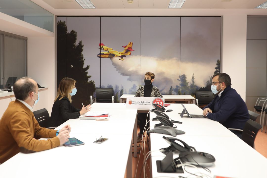 El Gobierno de Navarra valora el trabajo de las administraciones implicadas en el dispositivo coordinado por el Comité Asesor de Emergencias El Gobierno de Navarra valora el trabajo de las administraciones implicadas en el dispositivo coordinado por el Comité Asesor de Emergencias