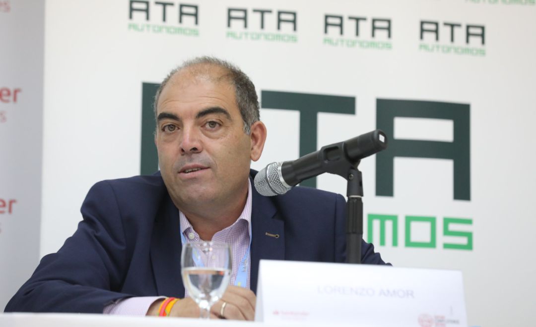 El presidente de ATA, Lorenzo Amor. El presidente de ATA, Lorenzo Amor.