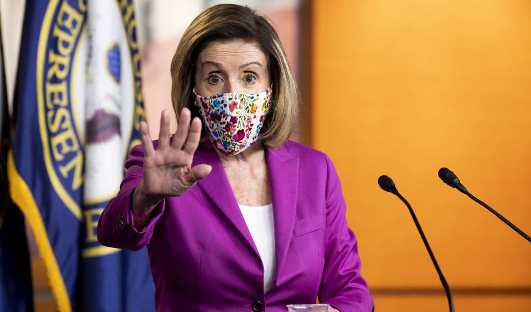 La portavoz de la Cámara de Representantes, la demócrata Nancy Pelosi. La portavoz de la Cámara de Representantes, la demócrata Nancy Pelosi.