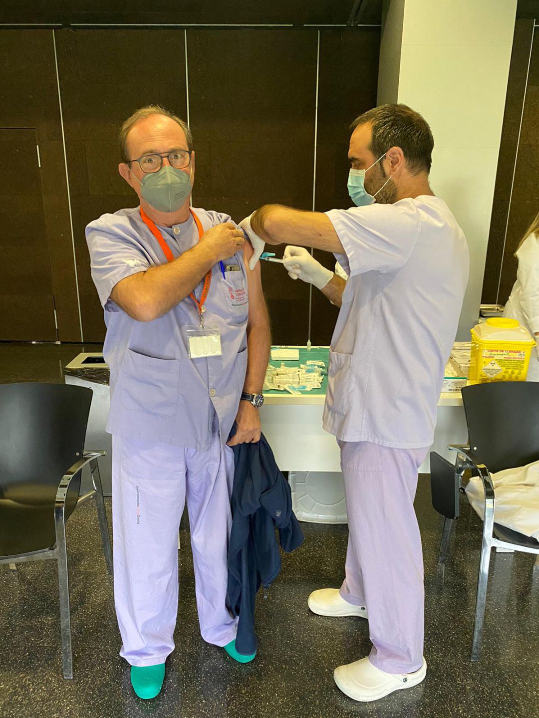 Vacunados 1.400 profesionales del departamento de Salud de Dénia Vacunados 1.400 profesionales del departamento de Salud de Dénia