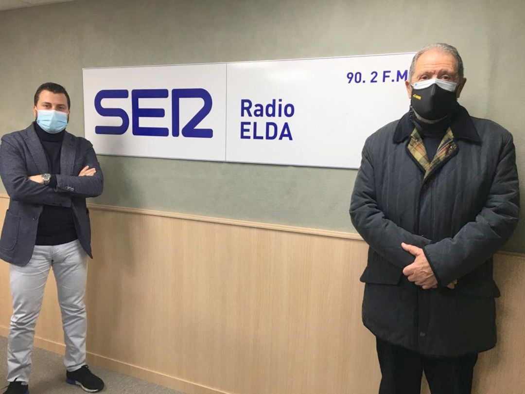 Baldomero Giménez y Paco Sogorb, director Radio Elda y presidente jurado Premios Radio Elda Baldomero Giménez y Paco Sogorb, director Radio Elda y presidente jurado Premios Radio Elda