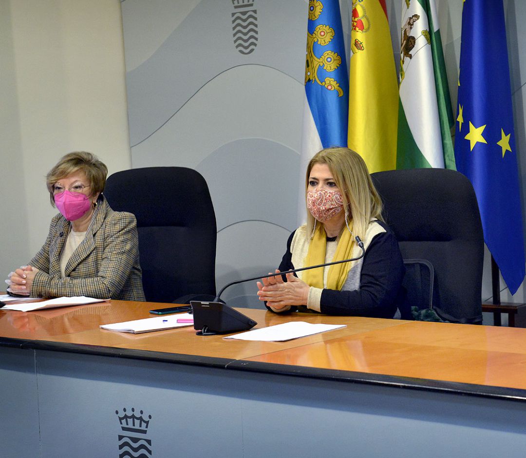 Mamen Sánchez, alcaldesa de Jerez en rueda de prensa este lunes Mamen Sánchez, alcaldesa de Jerez en rueda de prensa este lunes