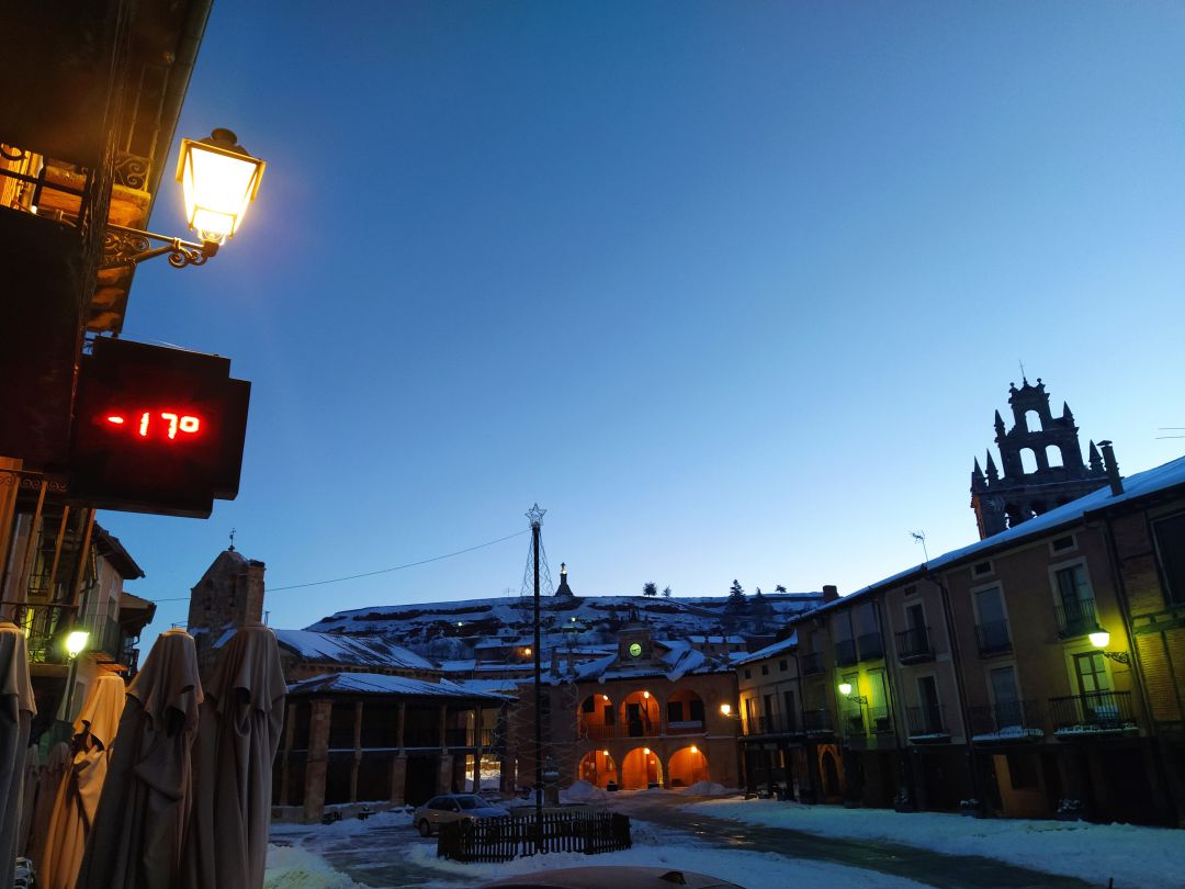 Ayllón registraba los 17 grados bajo cero Ayllón registraba los 17 grados bajo cero