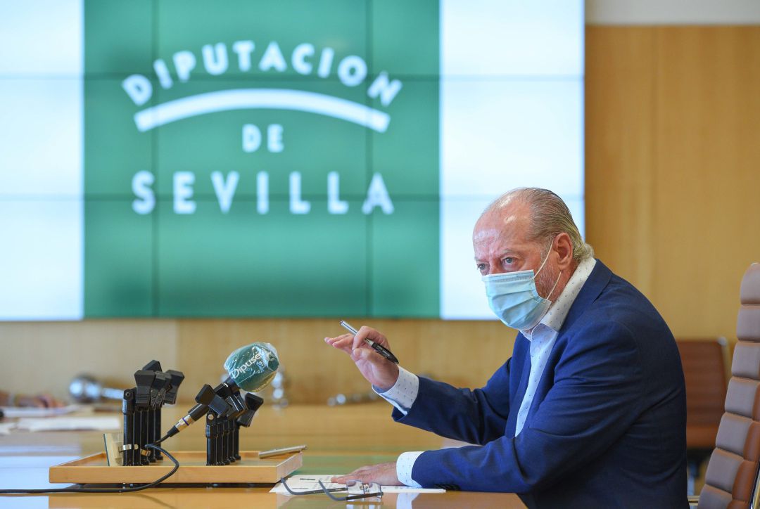 Imagen de archivo de Fernando Rodríguez Villalobos, presidente de la Diputación de Sevilla Imagen de archivo de Fernando Rodríguez Villalobos, presidente de la Diputación de Sevilla