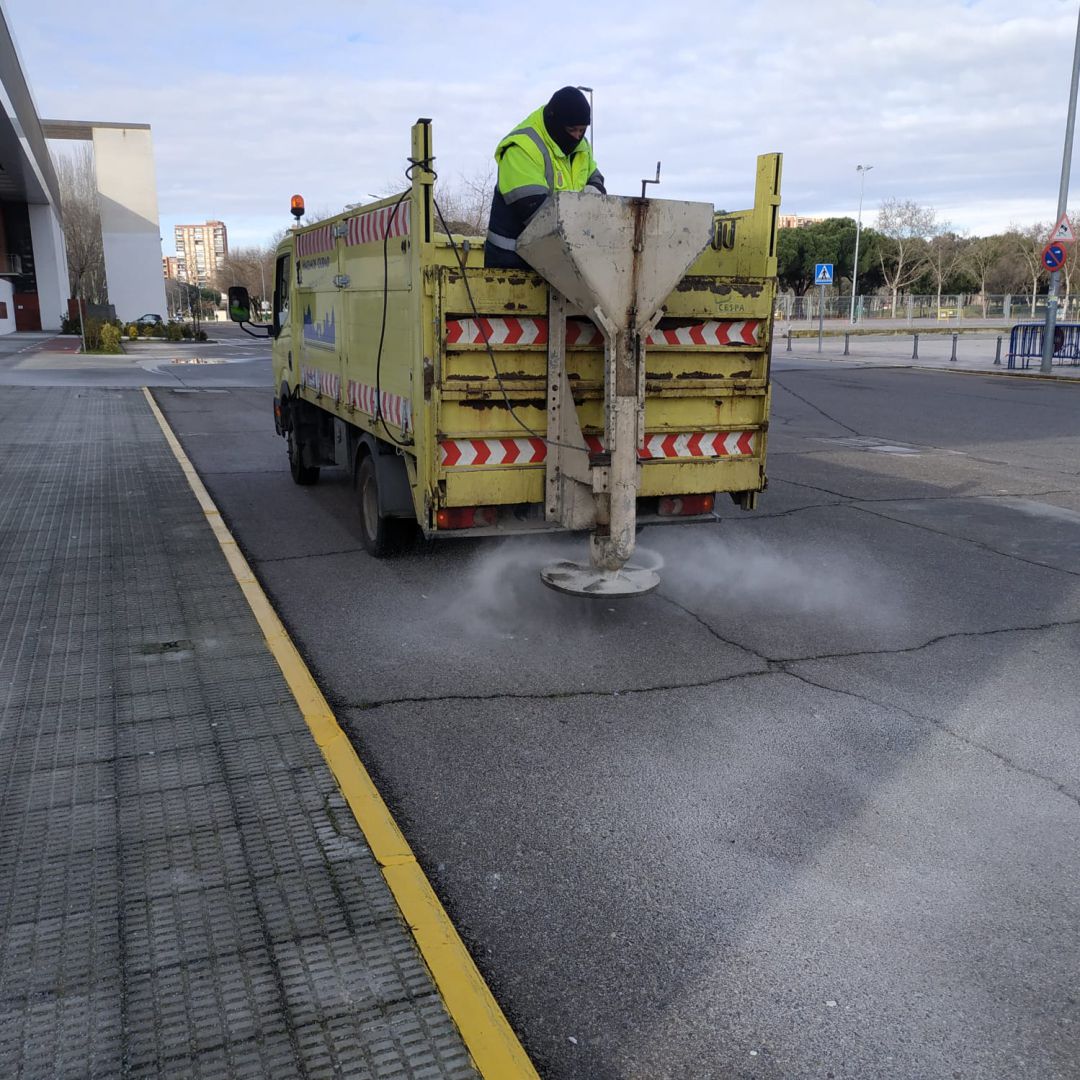 Actuación reparto de sal Actuación reparto de sal