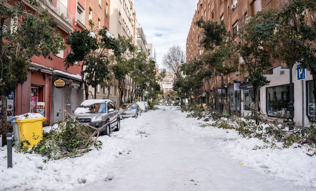 El temporal ha afectado principalmente a Madrid. El temporal ha afectado principalmente a Madrid.