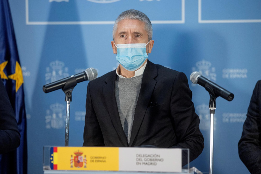 El ministro del Interior, Fernando Grande-Marlaska El ministro del Interior, Fernando Grande-Marlaska