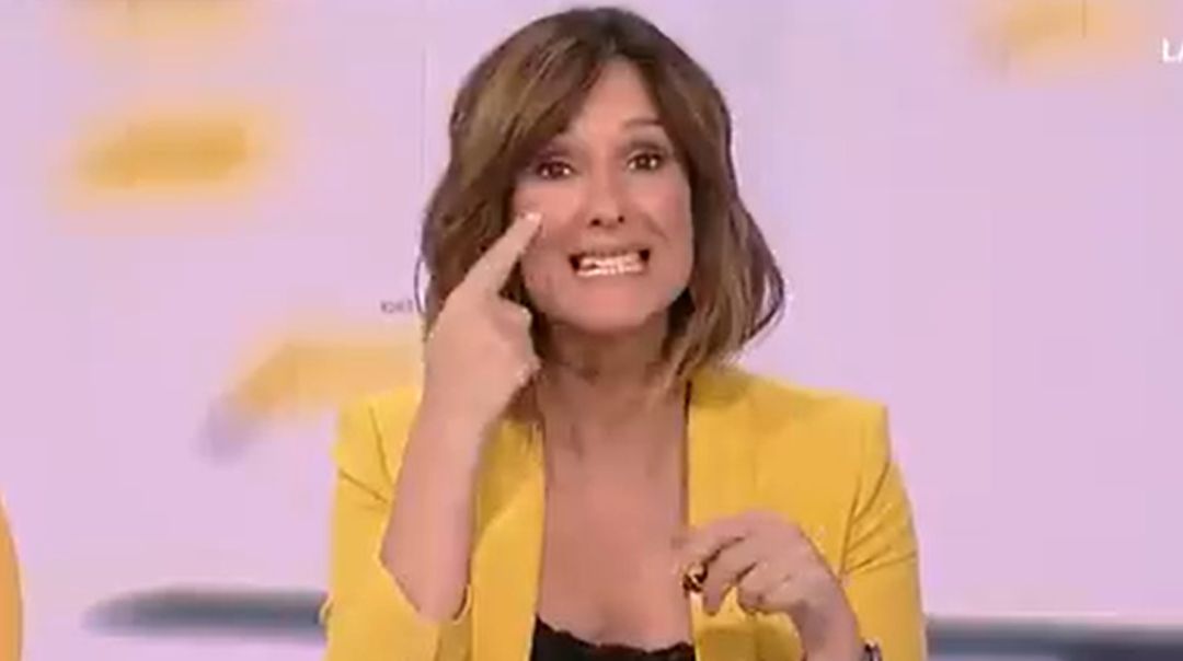 Mónica López, en uno de los momentos del programa Mónica López, en uno de los momentos del programa