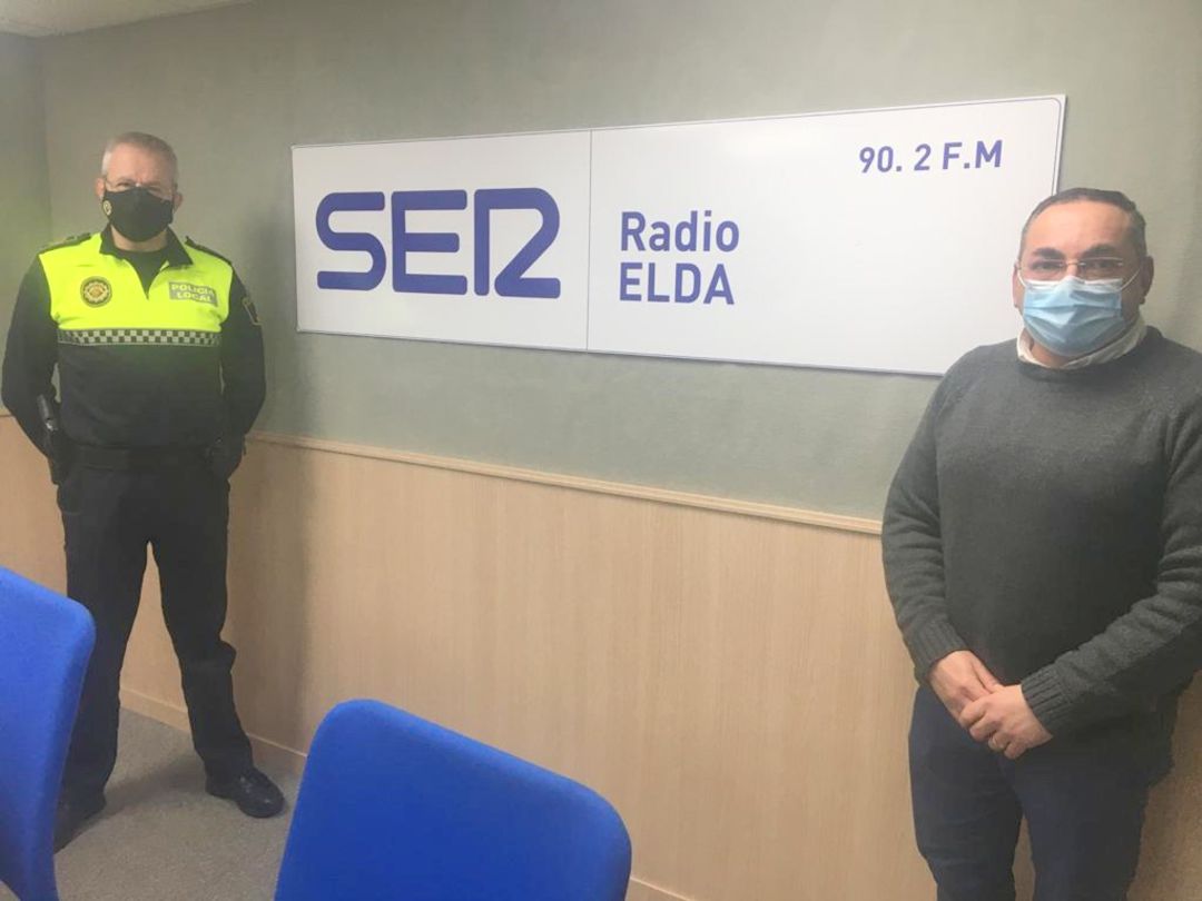 Ernesto López y el concejal, Enrique Quílez en Radio Elda Cadena SER Ernesto López y el concejal, Enrique Quílez en Radio Elda Cadena SER