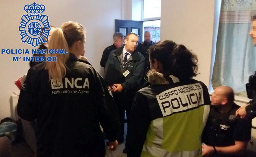 Efectivos de la Policía Nacional que llevaron a cabo las detenciones de los ahora condenados. Efectivos de la Policía Nacional que llevaron a cabo las detenciones de los ahora condenados.