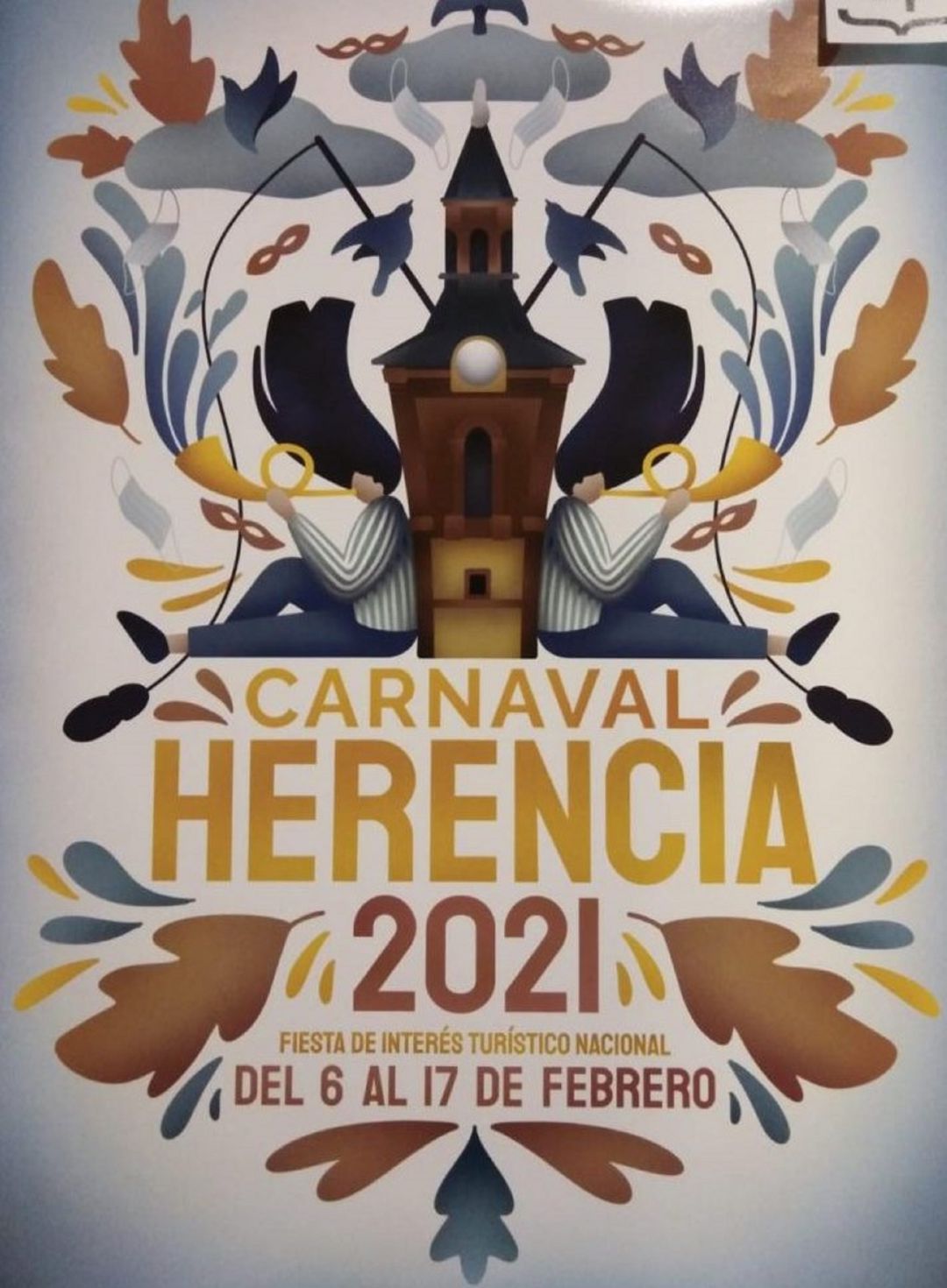 Cartel anunciador del Carnaval de Herencia 2021 Cartel anunciador del Carnaval de Herencia 2021
