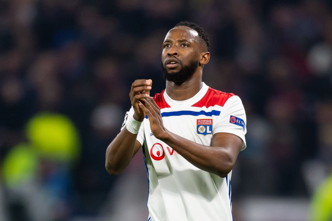 Moussa Dembélé, durante un partido del Olympique de Lyon. Moussa Dembélé, durante un partido del Olympique de Lyon.