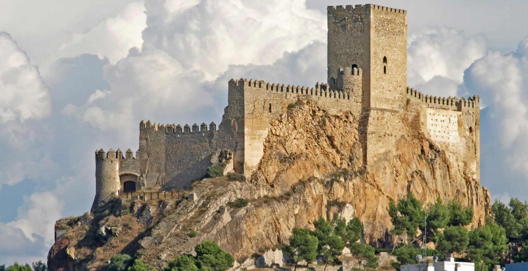 Imagen de archivo del castillo de Almansa Imagen de archivo del castillo de Almansa
