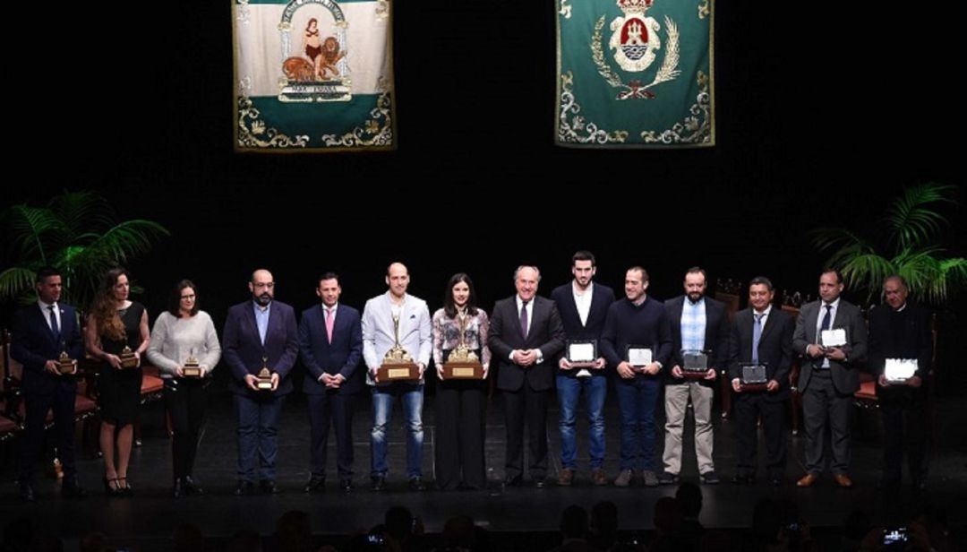Un momento de una gala del deporte. Un momento de una gala del deporte.