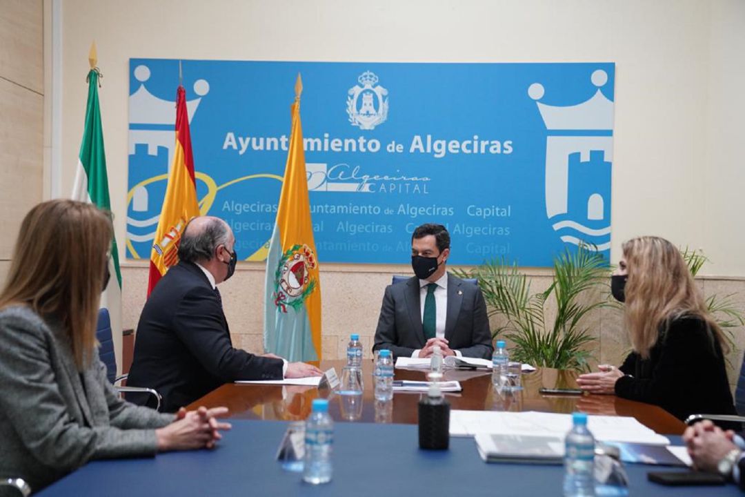 Moreno Bonilla en su visita al Ayuntamiento. Moreno Bonilla en su visita al Ayuntamiento.