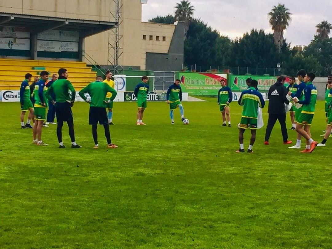 Un entreno de la Unión. Un entreno de la Unión.