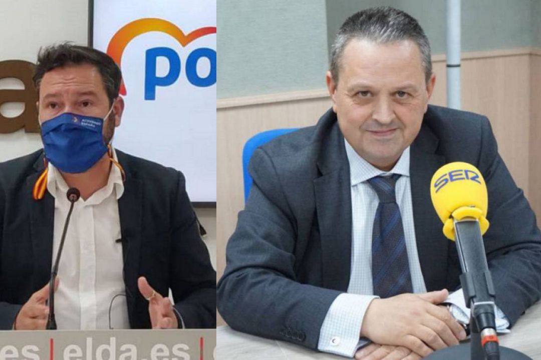 Fran Muñoz y Paco Sánchez, portavoces PP y Ciudadanos Elda Fran Muñoz y Paco Sánchez, portavoces PP y Ciudadanos Elda