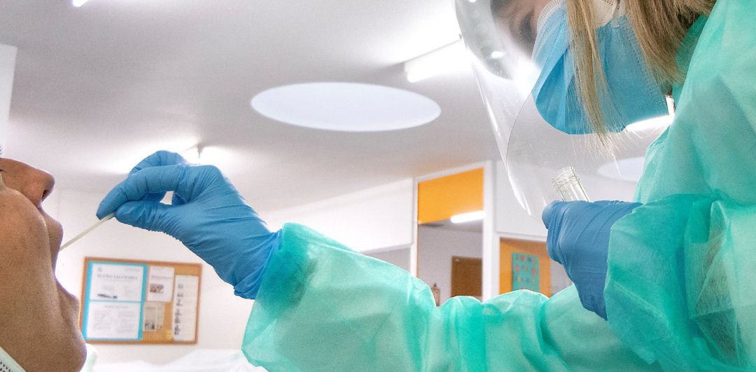 Prueba de coronavirus. Prueba de coronavirus.