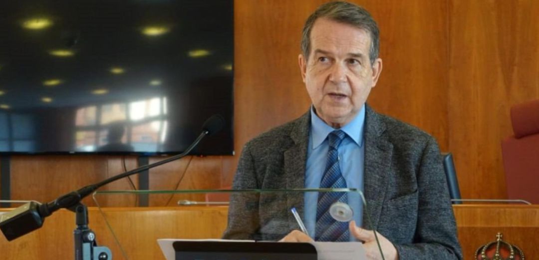 Abel Caballero en un acto en el Ayuntamiento de Vigo. Abel Caballero en un acto en el Ayuntamiento de Vigo.