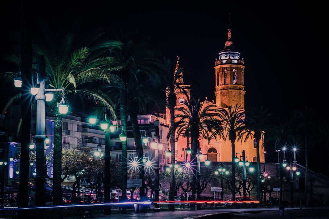 Imatge nocturna de Sitges Imatge nocturna de Sitges