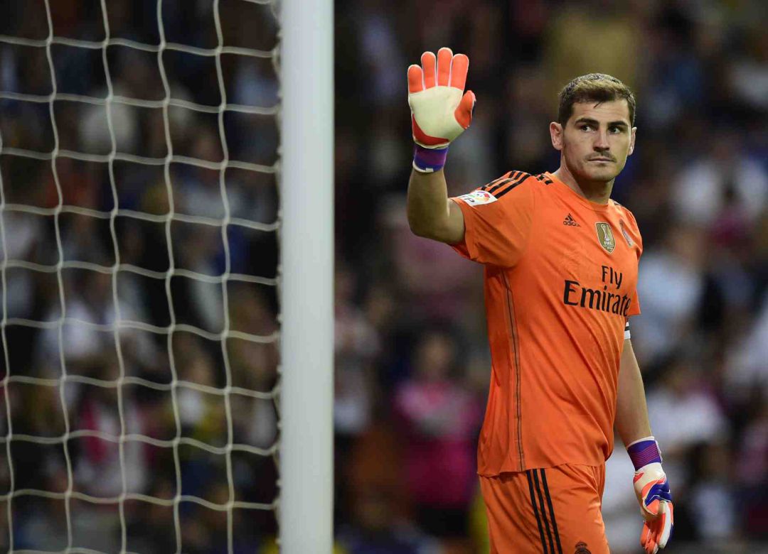 Iker Casillas, en un partido de Liga con el Real Madrid. Iker Casillas, en un partido de Liga con el Real Madrid.