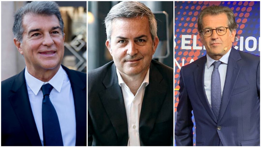 Joan Laporta, Víctor Font y Toni Freixa, candidatos a la presidencia del club Joan Laporta, Víctor Font y Toni Freixa, candidatos a la presidencia del club