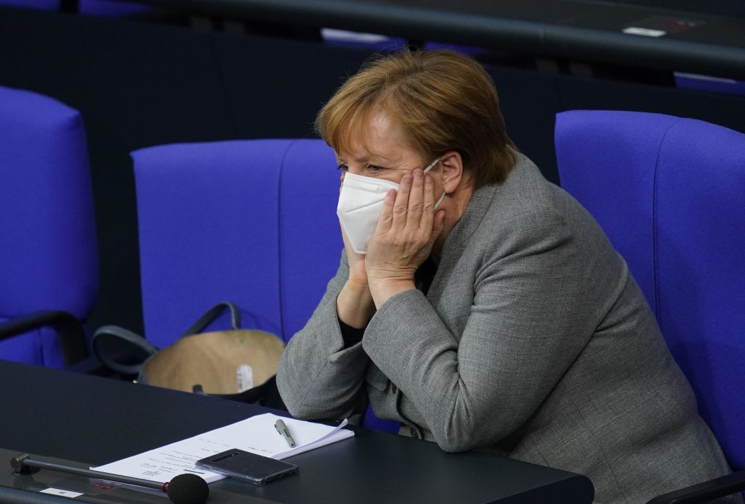 Angela Merkel, en un debate en el Bundestag este miércoles Angela Merkel, en un debate en el Bundestag este miércoles