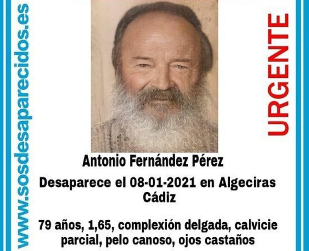 Cartel alertando de la desaparición. Cartel alertando de la desaparición.