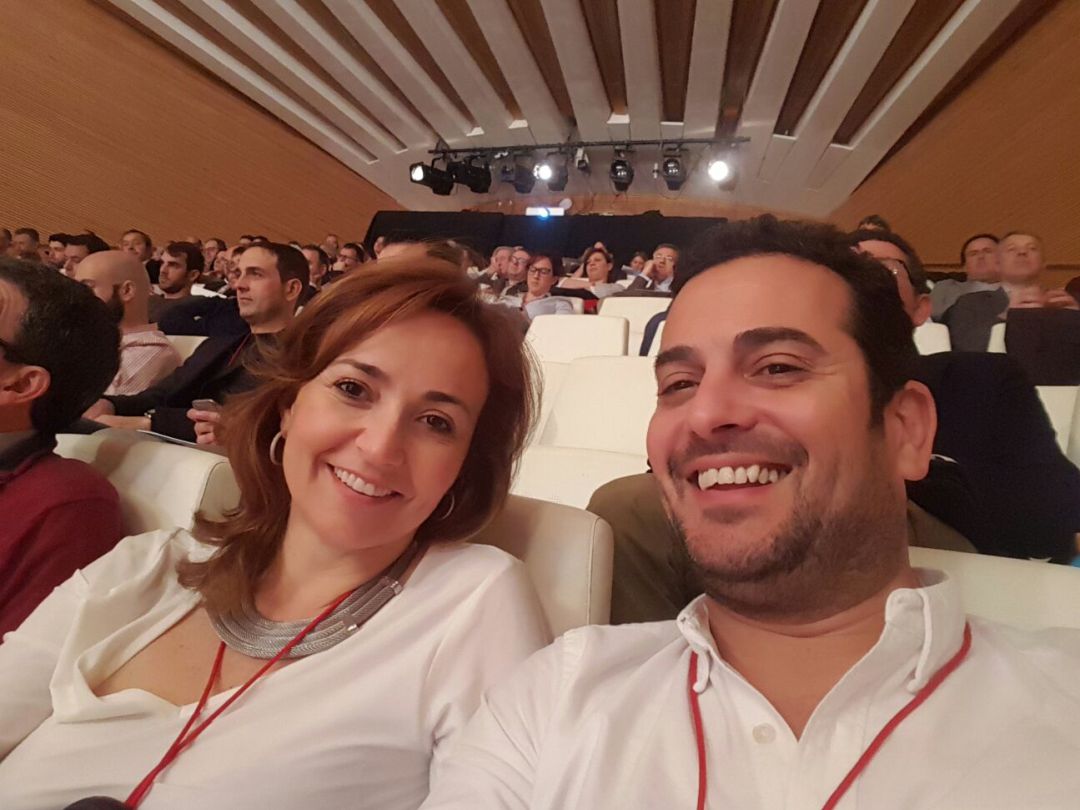 Imagen de los alcaldes de El Verger, Ximo Coll, y Els Poblets, Carolina Vives, publicada en su cuenta de Twitter Imagen de los alcaldes de El Verger, Ximo Coll, y Els Poblets, Carolina Vives, publicada en su cuenta de Twitter