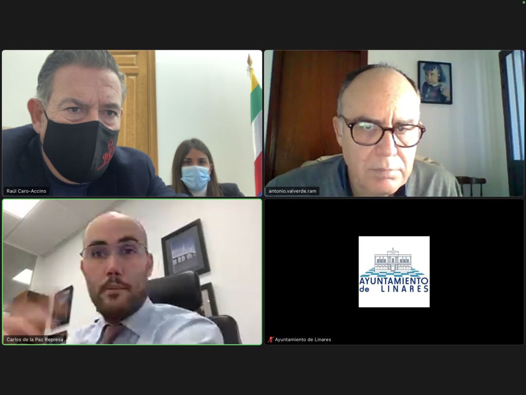 Reunión entre el Ayuntamiento de Linares y la dirección general de Fondos Europeos de la Junta. Reunión entre el Ayuntamiento de Linares y la dirección general de Fondos Europeos de la Junta.
