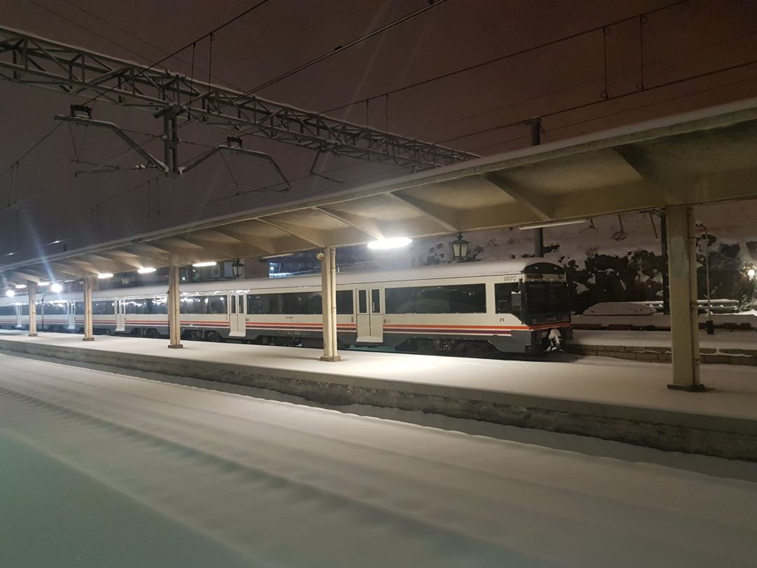Así quedó la Estación de Ávila tras el paso del temporal Filomena Así quedó la Estación de Ávila tras el paso del temporal Filomena