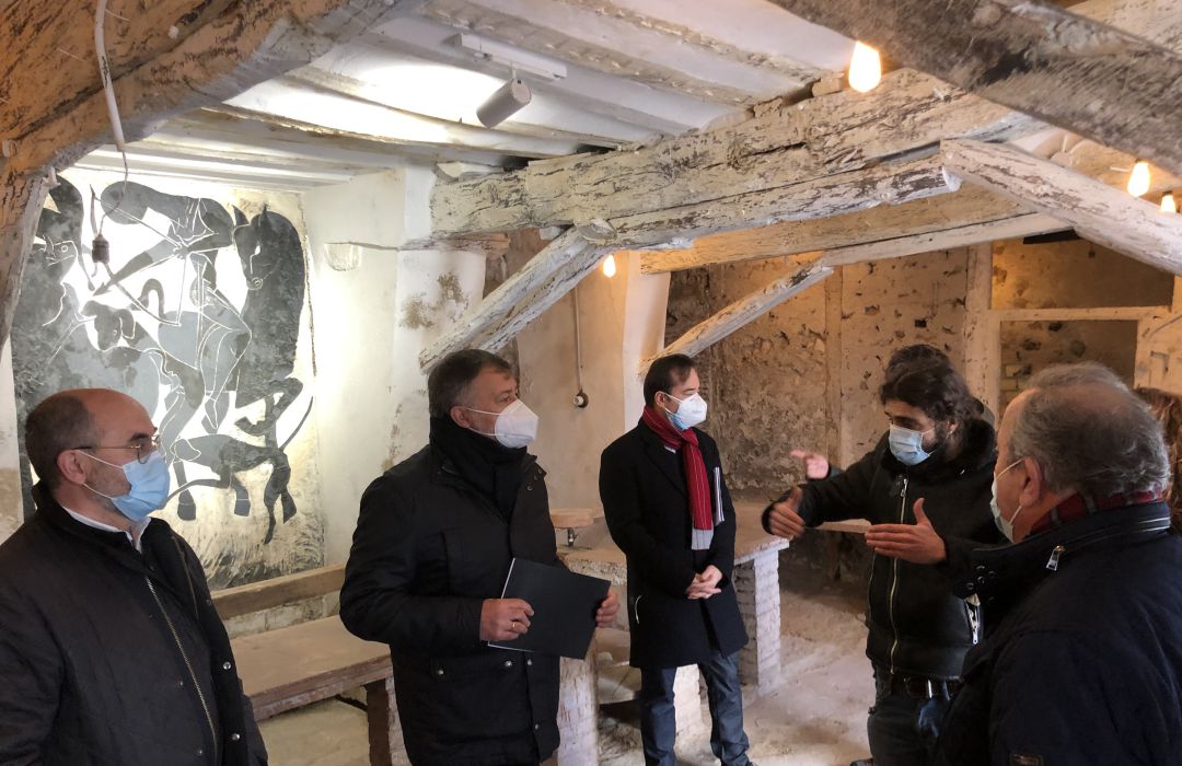 Los responsables del Ayuntamiento y del Consorcio han visitado el fin de las obras Los responsables del Ayuntamiento y del Consorcio han visitado el fin de las obras