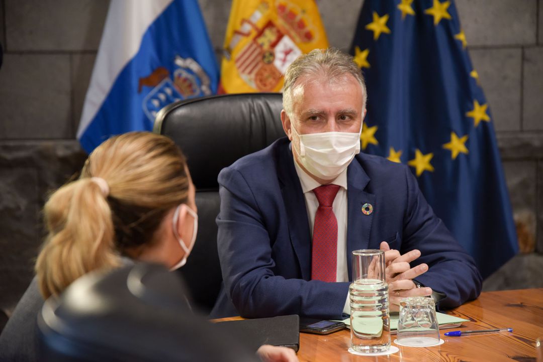 El presidente de Canarias, Ángel Víctor Torres, en el Consejo de Gobierno de este jueves. El presidente de Canarias, Ángel Víctor Torres, en el Consejo de Gobierno de este jueves.