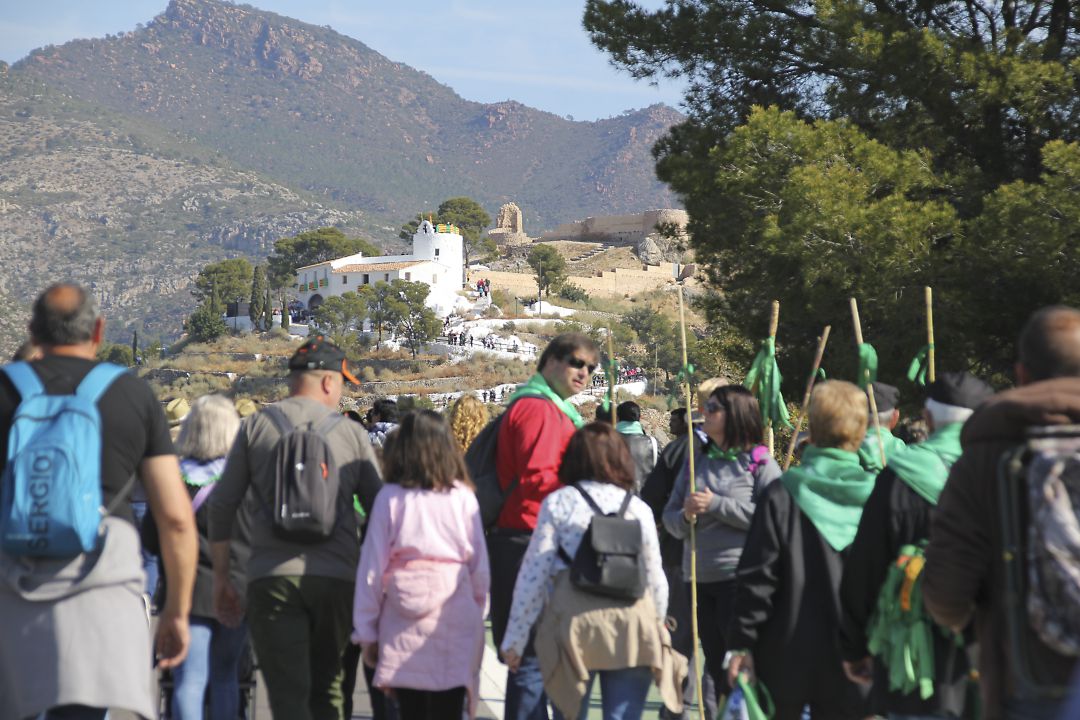 Paraje de la ermita de la Magdalena el día de la romería de les canyes Paraje de la ermita de la Magdalena el día de la romería de les canyes