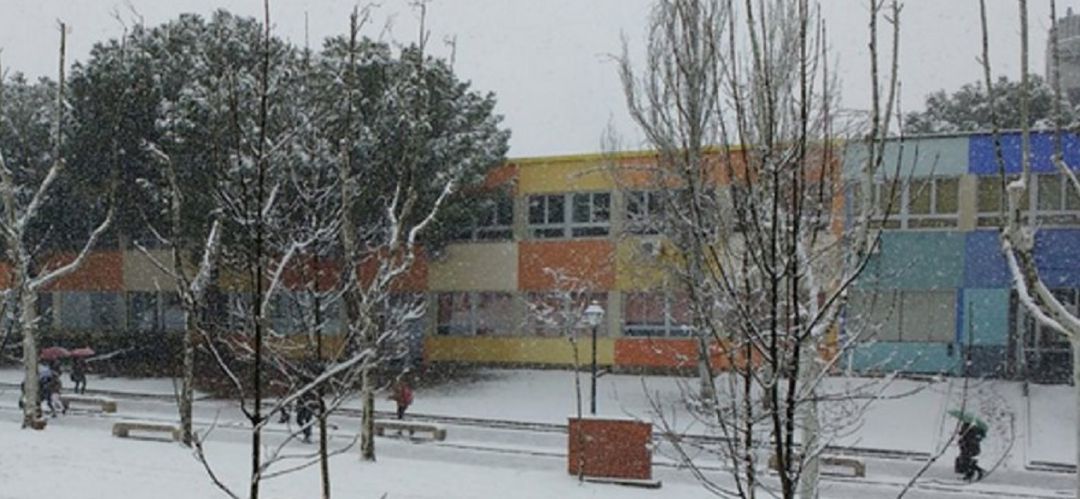 La nieve cubre las instalaciones de la Autónoma La nieve cubre las instalaciones de la Autónoma