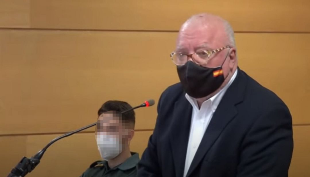 El excomisario Villarejo, al inicio del juicio. El excomisario Villarejo, al inicio del juicio.