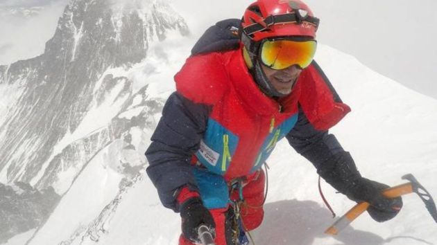 Sergi Mingote, en una de sus subidas Sergi Mingote, en una de sus subidas